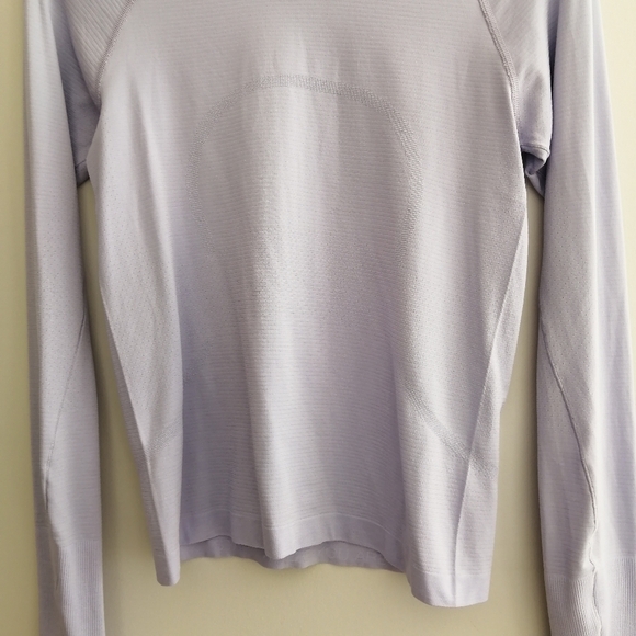 Lululemon Swiftly Tech Race Length Long Sleeve 2.0 Pastel Blue Lavender 6 - Picture 5 of 16